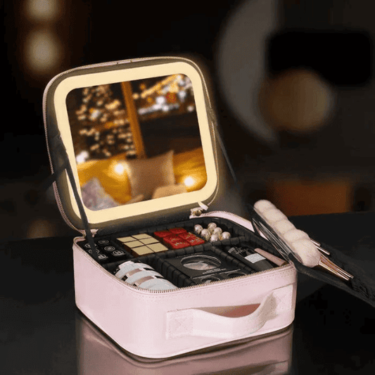 Neceser Para Maquillaje Con Espejo 4K Y Super Led Con Regalo Especial