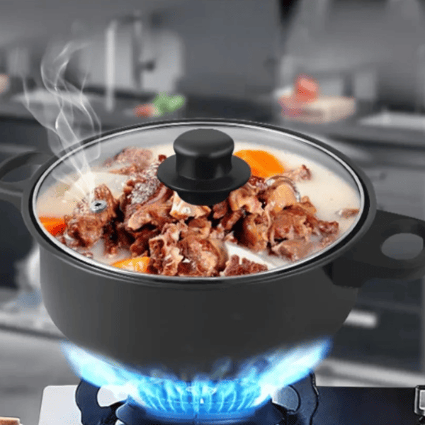 Set De 13 Piezas De Cocina Con 3 Ollas Antiadherentes 1 Sartén Antiadherente Y Utensilios