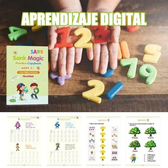 Kit De 4 Libros Con Tinta Mágica Para Niños Con Boligrafo Interactivo