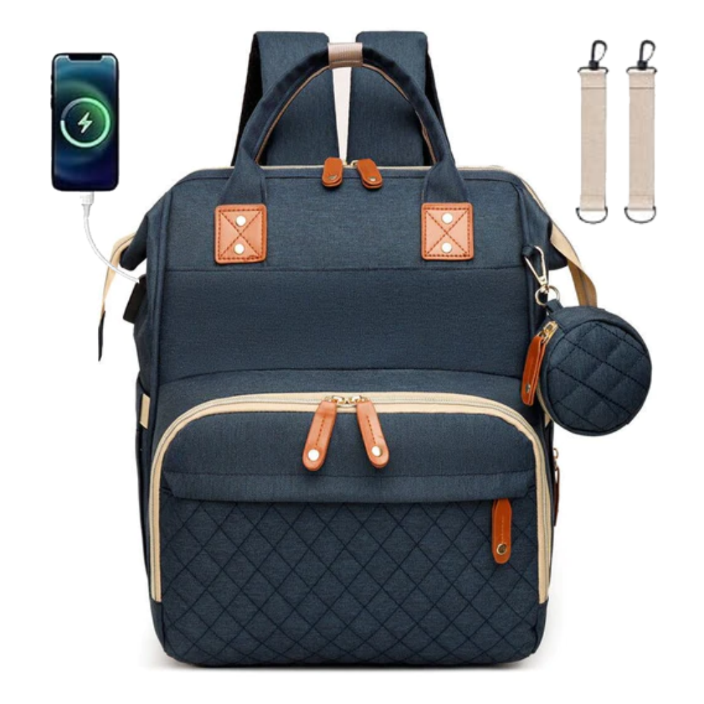 Pañalera Con Cambiador Para Bebés Premium Con Múltiples Compartimentos Y Diseño Ergonómico
