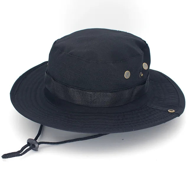 Sombrero Boonie Militar Pava Stbo Resistente Con Ventilación Ajustable