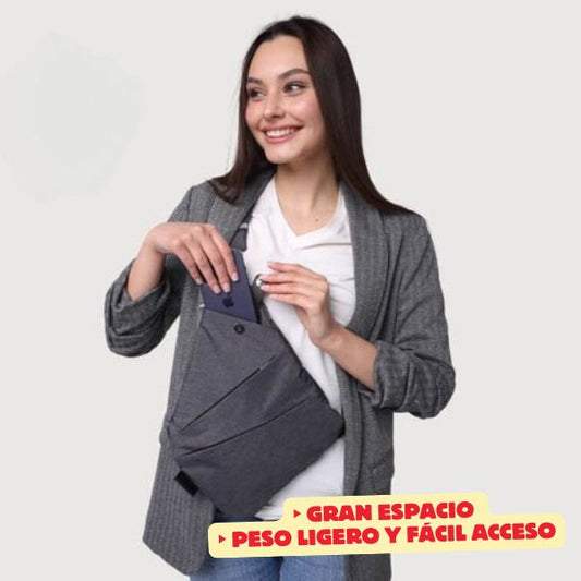Bolso Bandolera Antirrobo Mantén Tus Objetos Seguros Resistente y Seguro