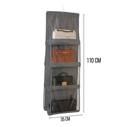 Organizador De Bolsos 8 Puestos Para Armario Y Closet Resistente Y Funcional