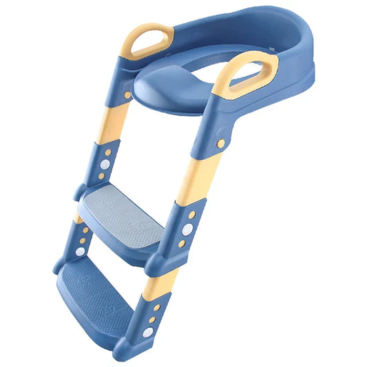 Asiento De Inodoro Con Escalera Para Niños Seguro Y Ergonómico