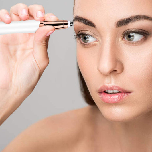 Depilador Portátil de Cejas y Rostro Preciso y Suave para Piel Sensible