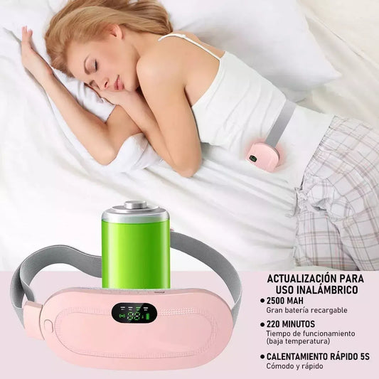 Cinturón Térmico Masajeador Para Cólicos Menstruales Con Envío Gratis