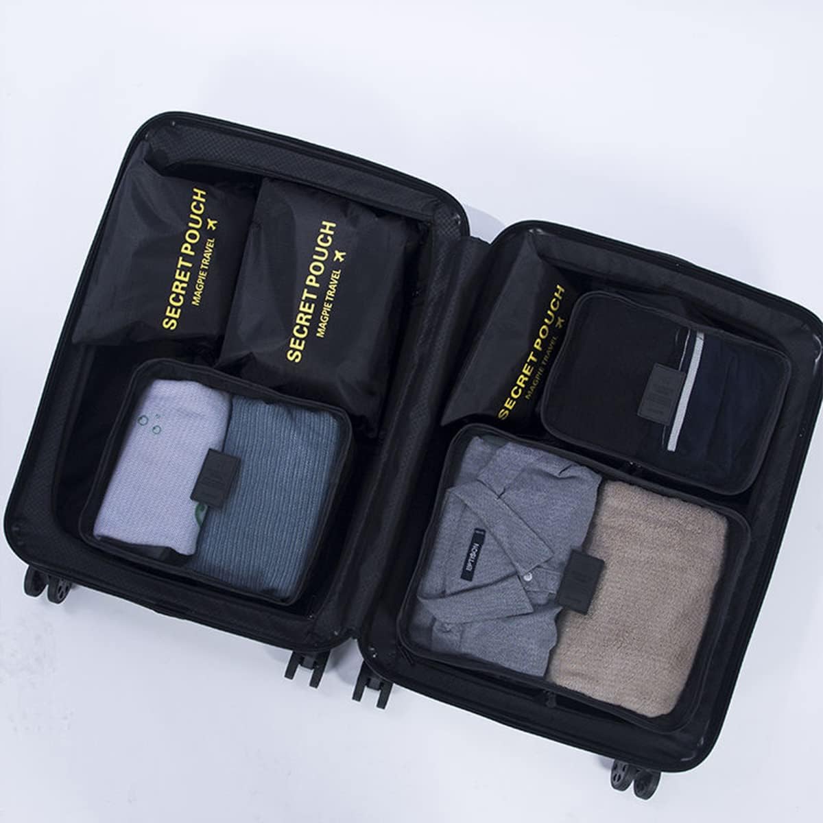 Organizadores De Equipaje Kit Viajero X6 Set De 6 Piezas Para Viaje