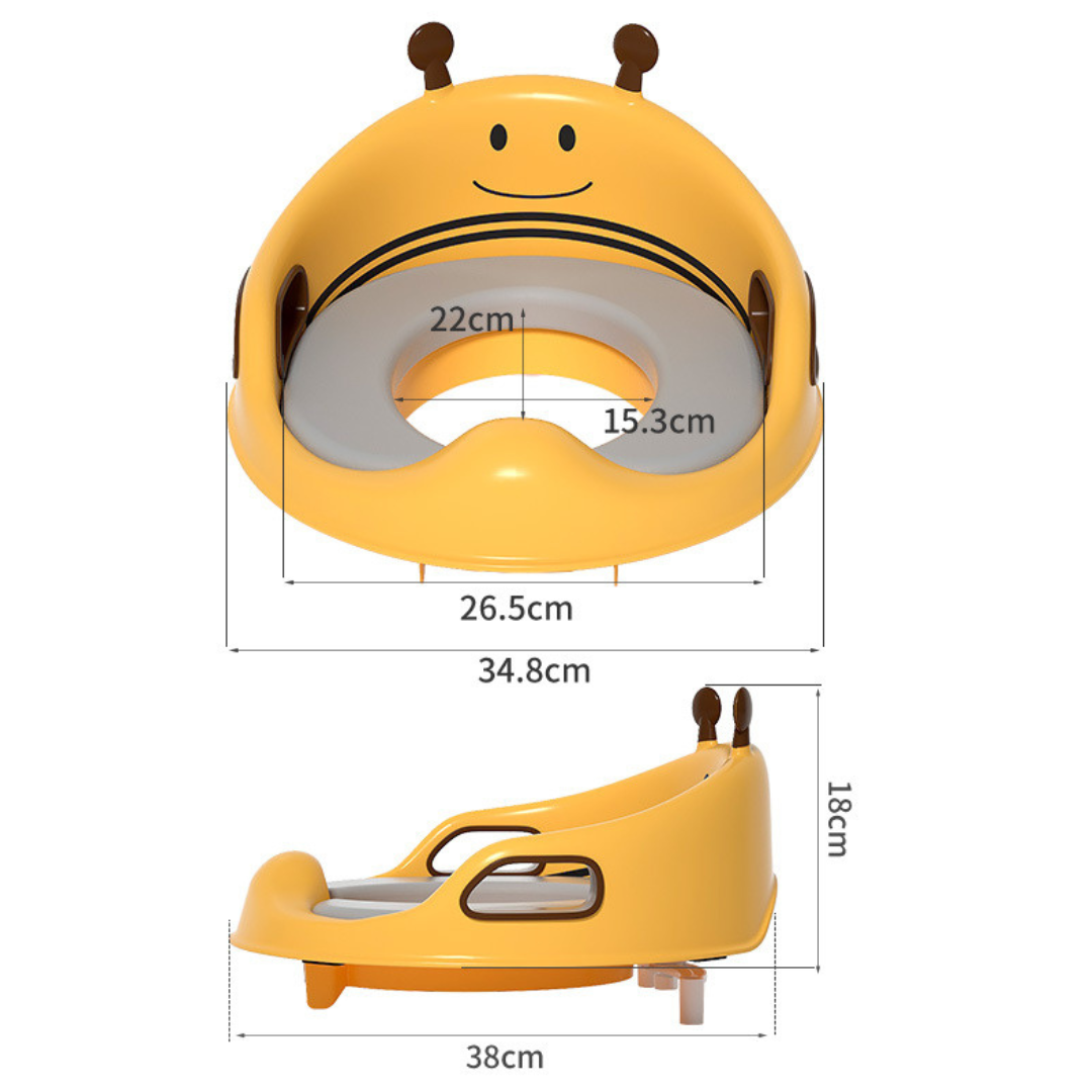 Asiento De Inodoro Para Niños Con Dibujos Animados Infantiles Seguro Y Divertido