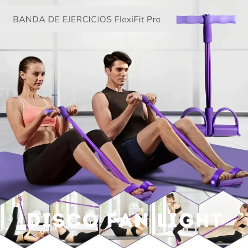 Banda Elástica Con Pedal Completa Tu Rutina Y Marca Tus Lineas Para Entrenamiento Efectivo
