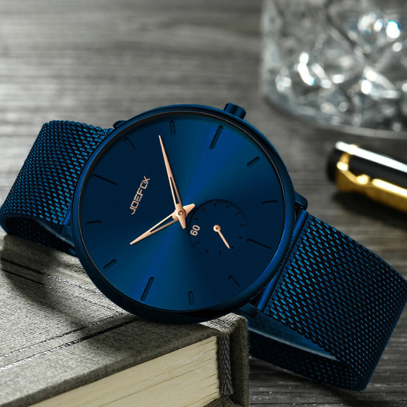 Reloj JoeFox JX2150 Con Pulso De Metal Para Hombre Elegante Y Duradero