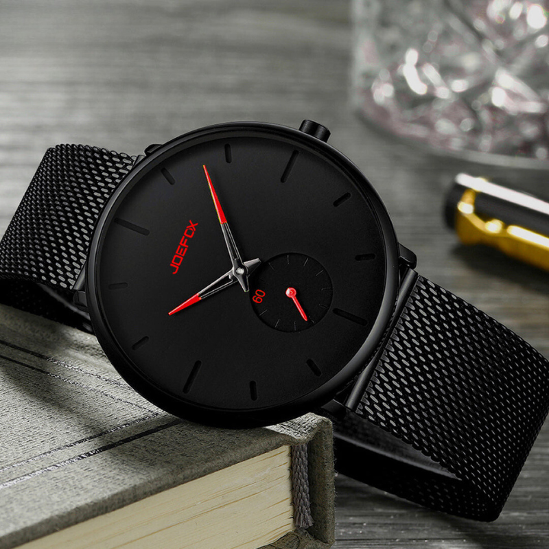 Reloj JoeFox JX2150 Con Pulso De Metal Para Hombre Elegante Y Duradero